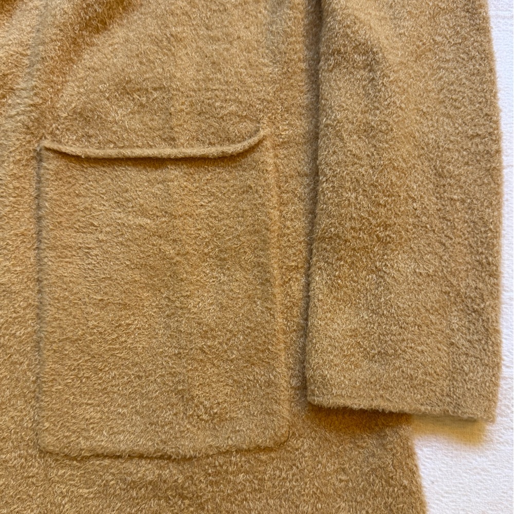 Barefoot Dreams Soft Camel Cardigan Cozy Chic Open Front Duster size S Nordstrom - Picture 10 of 12